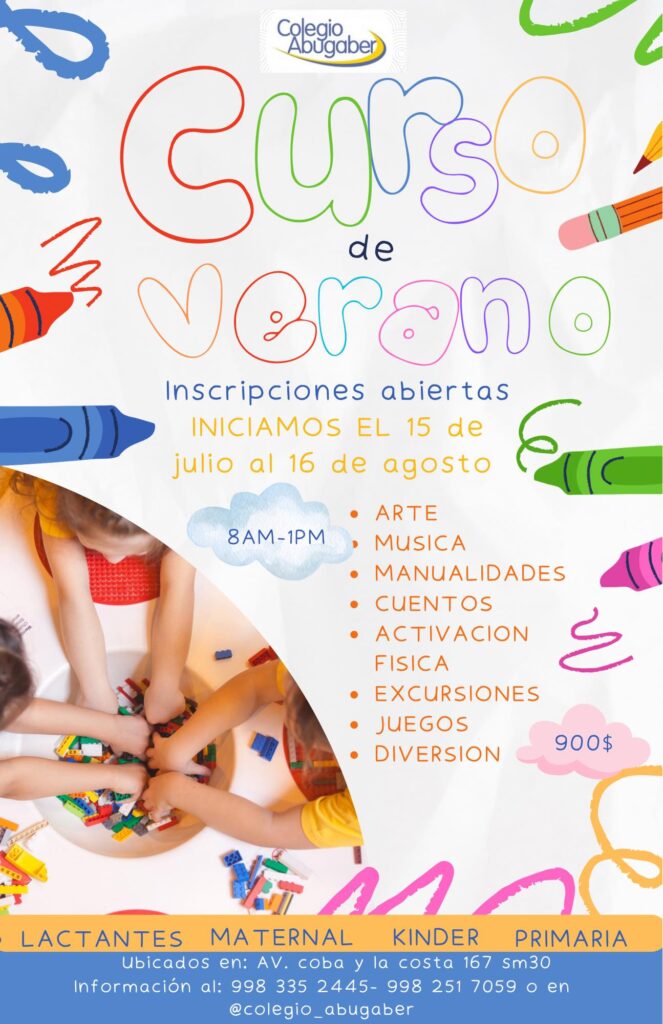 Curso de verano colegio abugaber 2025